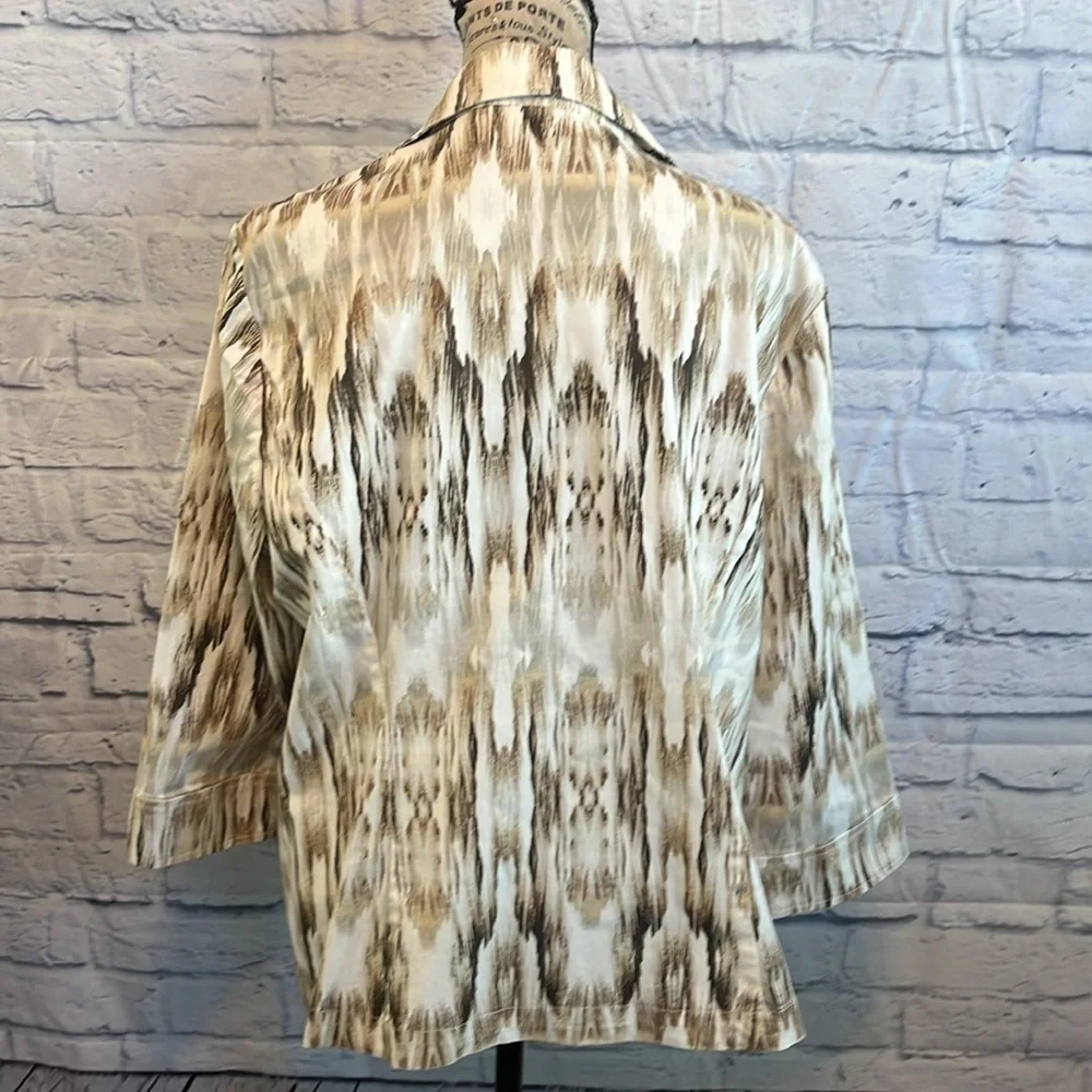 Chico’s Open Blazer Jacket Pockets Chicos Size 3 XL